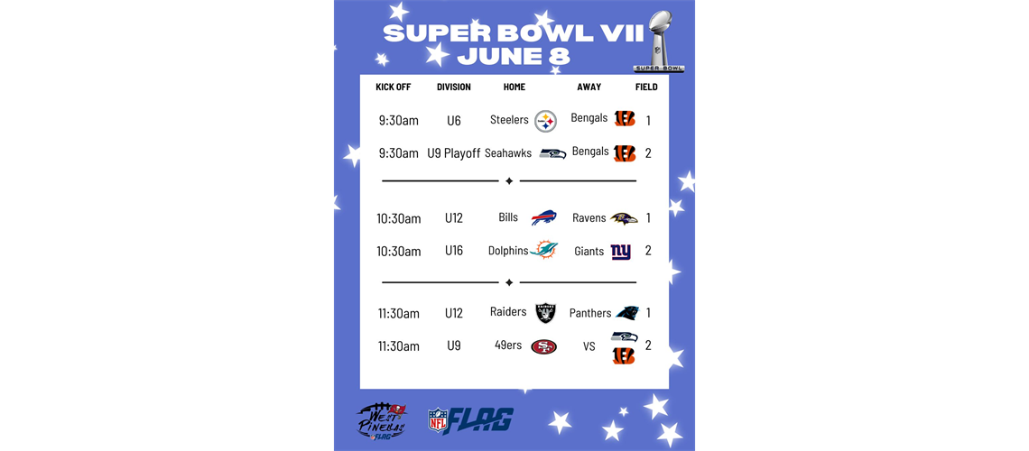 Super Bowl Schedule