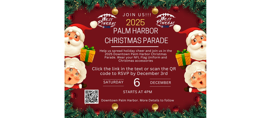 Join us for the Palm Harbor Christmas Parade - RSVP