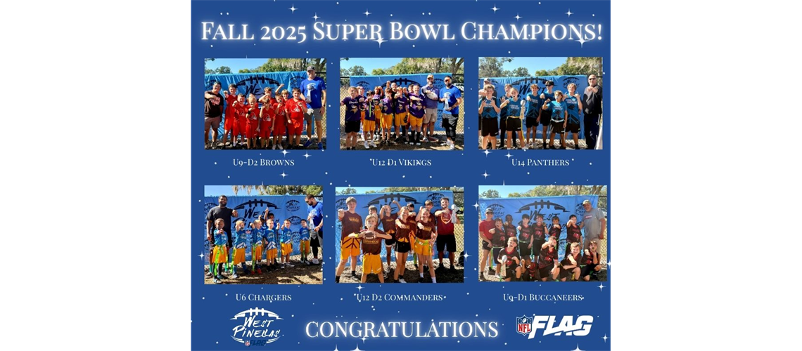 Congrats to our Fall 2025 Champions!