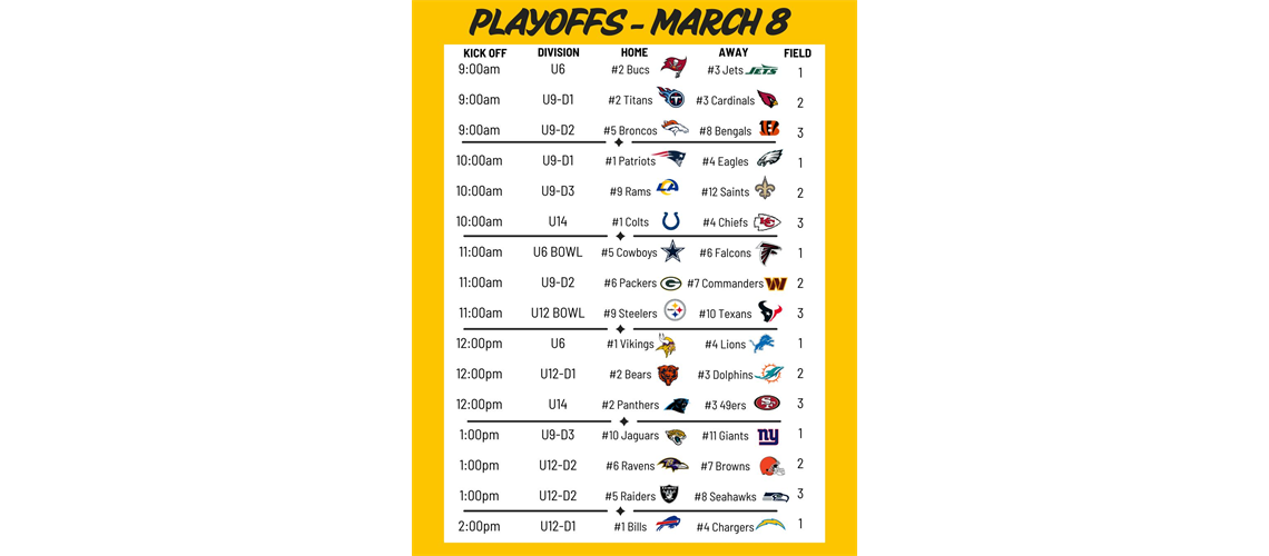 Playoff Schedule